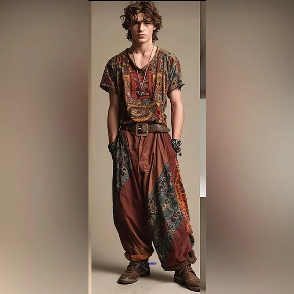 Patchwork pants - Picture 6 of 15